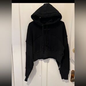 KHRISJOY BLACK RARE DESIGNER SWEATSHIRT, BRAND NEW TAGS ON SOLD OUT ONLINE